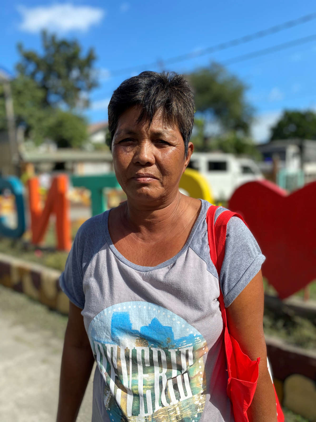 In photo is 55-year-old Lourdes Mendoza.