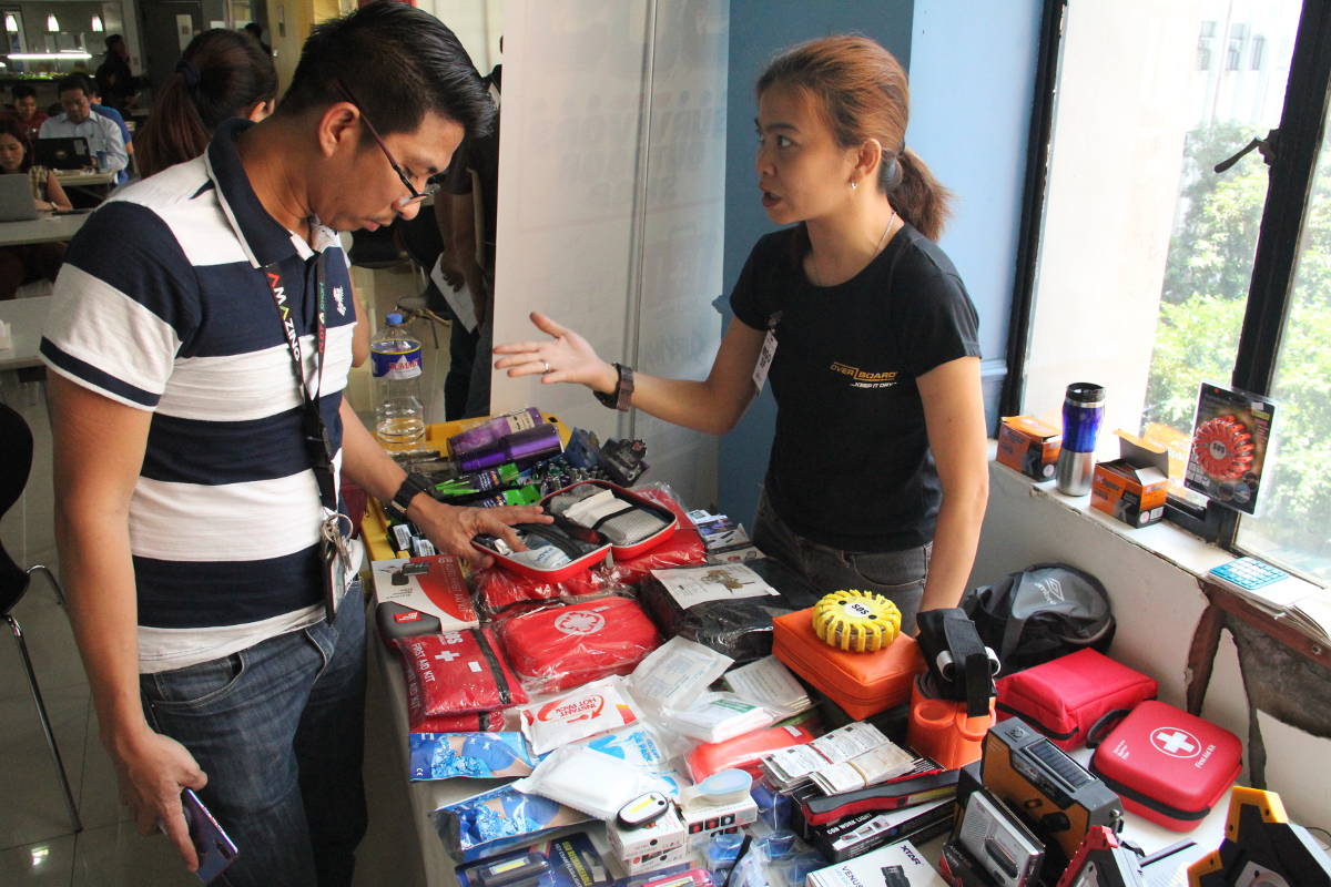 Disaster preparedness booth